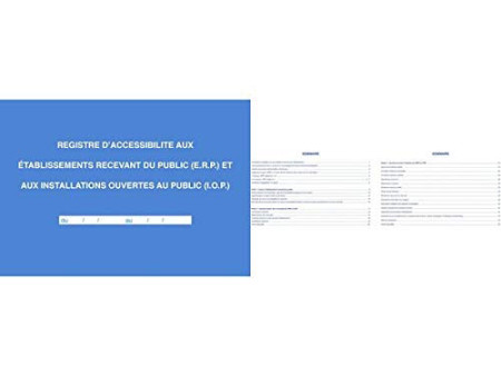 ELVE Registre 'Accessibilité aux ERP et IOP'