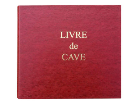 ELVE Classeur à anneaux 'Livre de cave', bordeaux