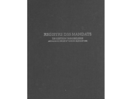 ELVE Registre des mandats de gestion immobilière, 200 pages