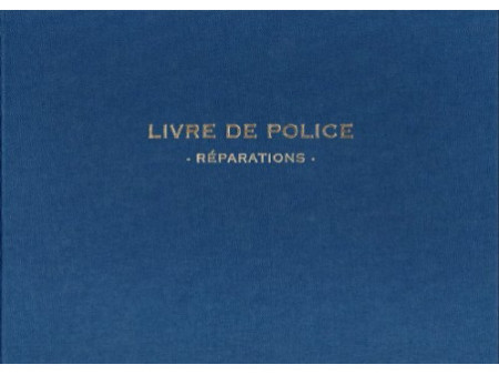 ELVE Registre de police 'Réparations', 200 pages, 210 x 300