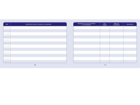 ELVE Carnet de bord pour véhicules de service, 150 x 215 mm