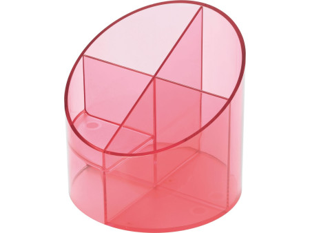 helit Pot multifonction 'the cross', 4 compartiments, rouge