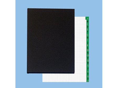 ELVE Registre répertoire, 360 x 230 mm, noir