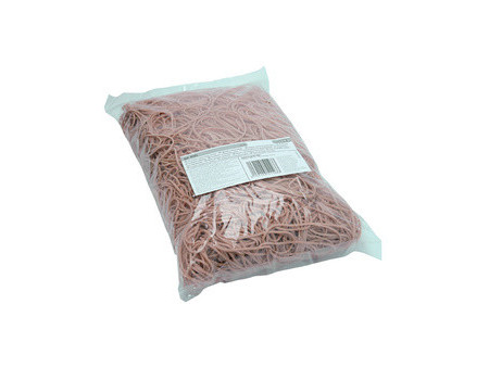 MAPED Bracelets caoutchouc en sachet, naturel, 38 mm