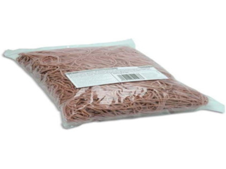 MAPED Bracelets caoutchouc en sachet, naturel, 90 mm
