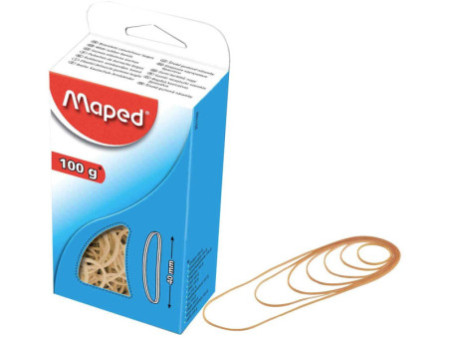 MAPED Bracelets caoutchouc en croix, 190 mm, assorti
