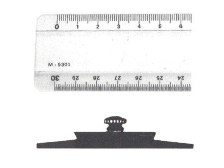 MINERVA Règle plate 2 biseaux, 300 mm