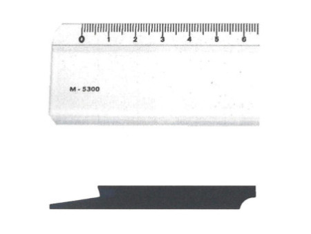 MINERVA Règle plate biseau anti-tache, 600 mm