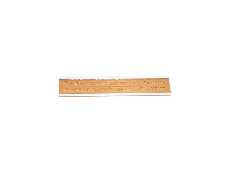 MINERVA Trace lettres, hauteur de l'écriture: 6,4 mm