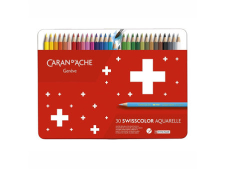 CARAN D'ACHE Crayons de couleur SWISSCOLOR Aquarelle