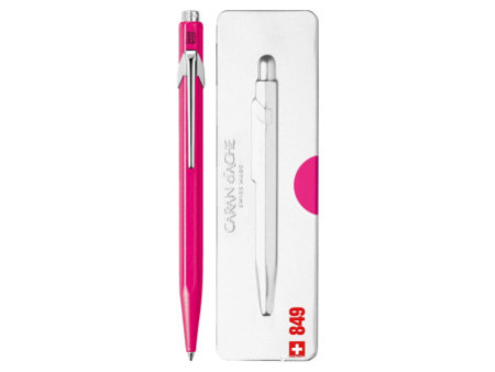 CARAN D'ACHE Stylo à bille 849 Fluo Line, rose