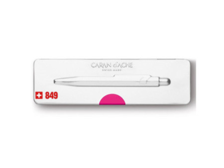 CARAN D'ACHE Stylo à bille 849 Fluo Line, rose