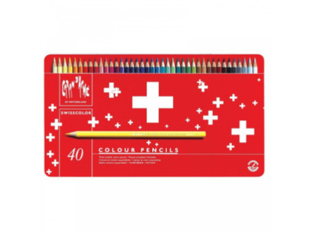 CARAN D'ACHE Crayons de couleur SWISSCOLOR Aquarelle