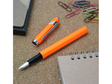 CARAN D'ACHE Stylo plume 849 FLUO LINE, orange