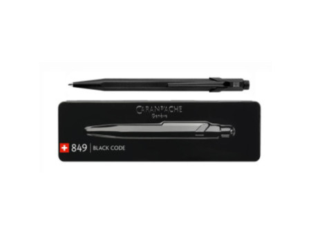 CARAN D'ACHE Stylo à bille 849 BLACK CODE, noir