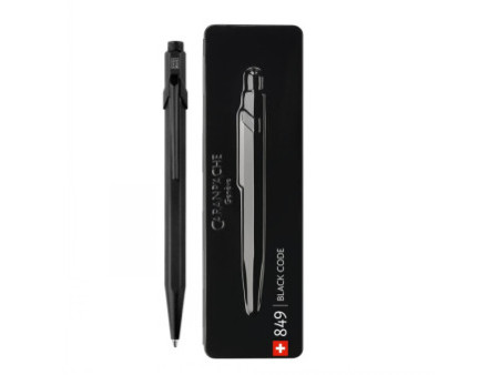 CARAN D'ACHE Stylo à bille 849 BLACK CODE, noir