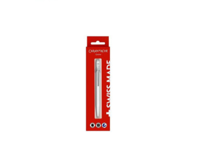 CARAN D'ACHE Stylo à bille 849, en étui carton, blanc