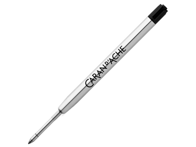 CARAN D'ACHE Recharge pour stylo roller, noir