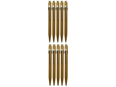CARAN D'ACHE Stylo à bille 849 GoldBar, en présentoir