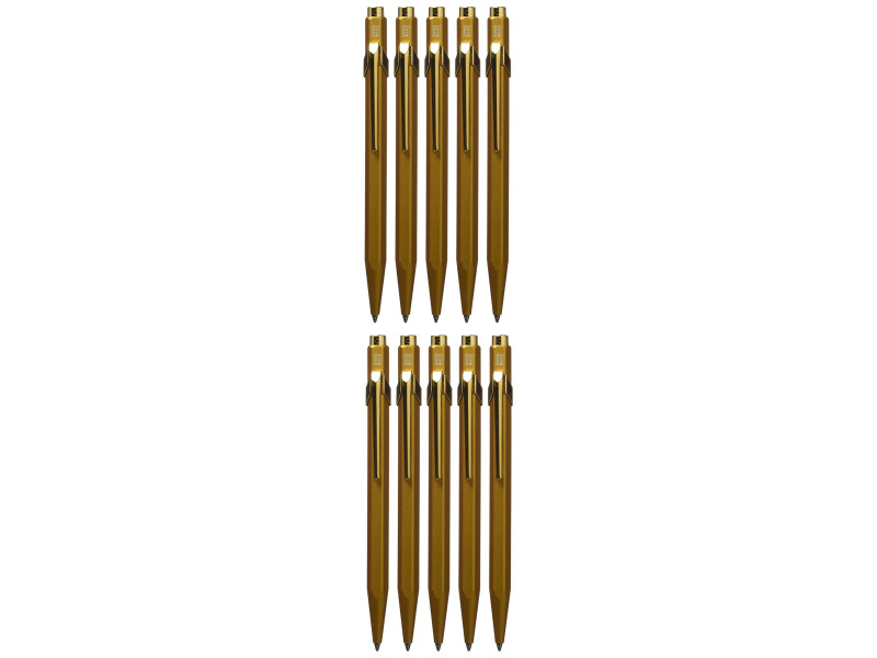 CARAN D'ACHE Stylo à bille 849 GoldBar, en présentoir