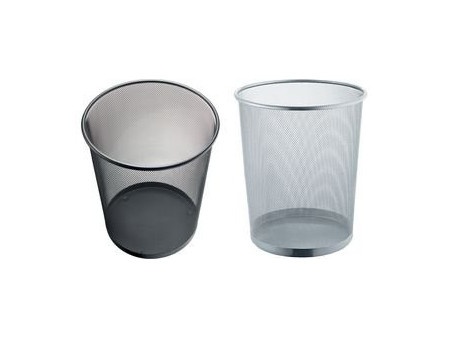 helit Corbeille à papier 'the circle network', argent