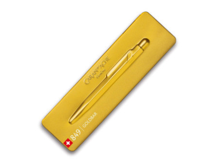 CARAN D'ACHE Stylo à bille 849 GoldBar, or