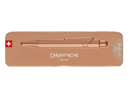 CARAN D'ACHE Stylo à bille 849 Brut Rosé, or rose
