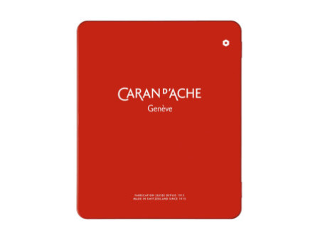 CARAN D'ACHE Crayons de couleur PABLO, étui métal de 18