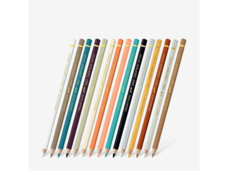 CARAN D'ACHE Crayons de couleur PABLO, étui métal de 18
