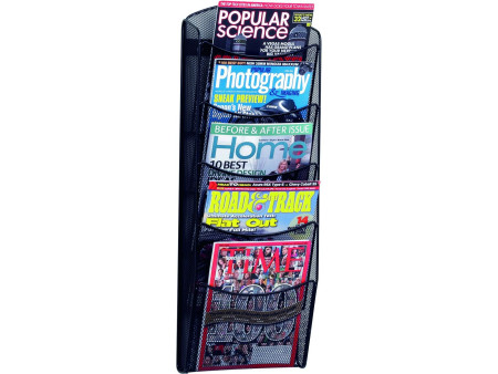 helit Porte-brochures mural 'the news network', noir