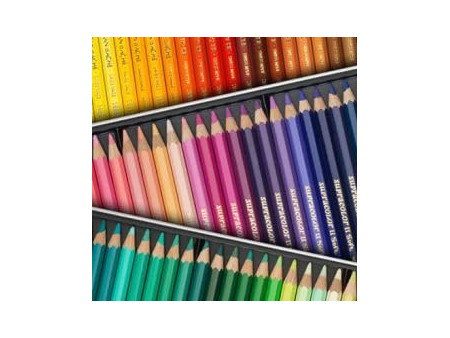 CARAN D'ACHE Crayons de couleur SUPRACOLOR, étui métal de 30