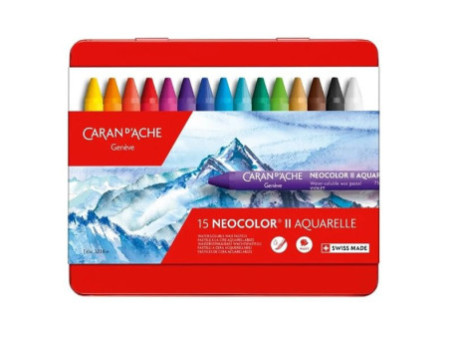 CARAN D'ACHE Pastel à la cire aquarellable NEOCOLOR II, étui