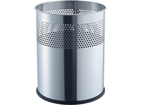 helit Corbeille à papier 'the dot', 15 L, argent