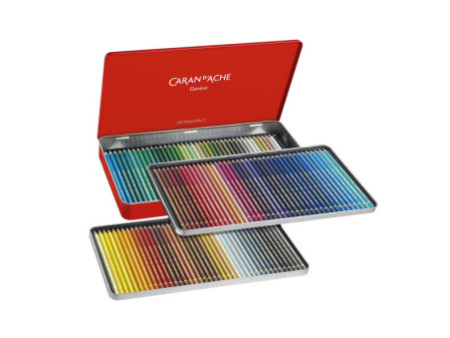 CARAN D'ACHE Crayons de couleur PABLO, étui métal de 120