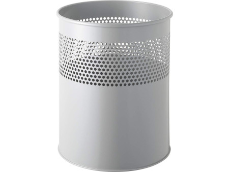 helit Corbeille à papier 'the dot', 15 L, argent