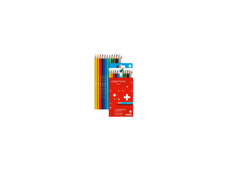 CARAN D'ACHE Crayons de couleur SWISSCOLOR Aquarelle