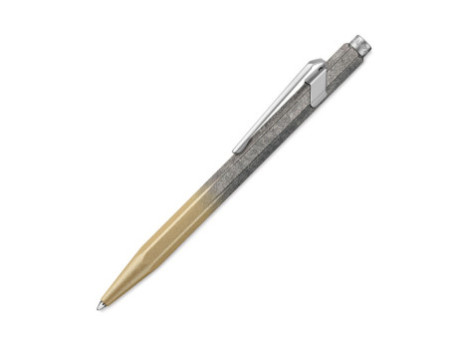 CARAN D'ACHE Stylo à bille rétractable 849 COSMIC BLUE, or