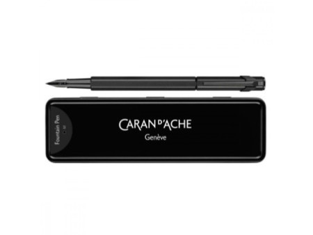 CARAN D'ACHE Stylo plume 849 BLACK CODE, noir