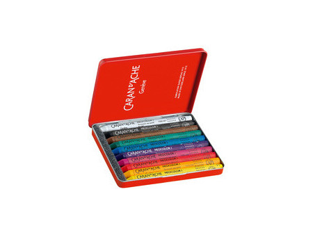 CARAN D'ACHE Pastel à la cire NEOCOLOR I, étui métal de 10