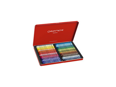 CARAN D'ACHE Pastel à la cire NEOCOLOR I, étui métal de 10