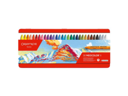 CARAN D'ACHE Pastel à la cire NEOCOLOR I, étui métal de 30