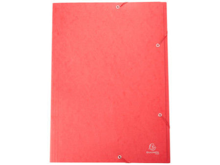EXACOMPTA Chemise à élastique, A3, carton, rouge