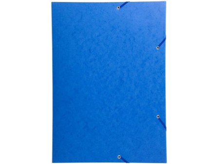 EXACOMPTA Chemise à élastique, A3, carton, bleu