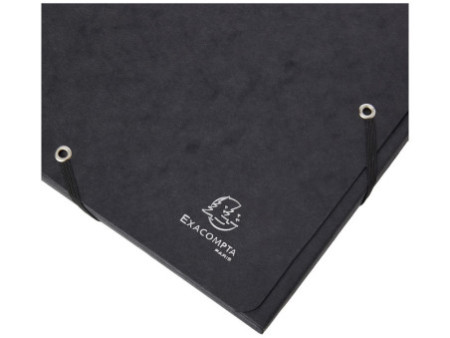 EXACOMPTA Chemise à élastique, A3, carton, noir