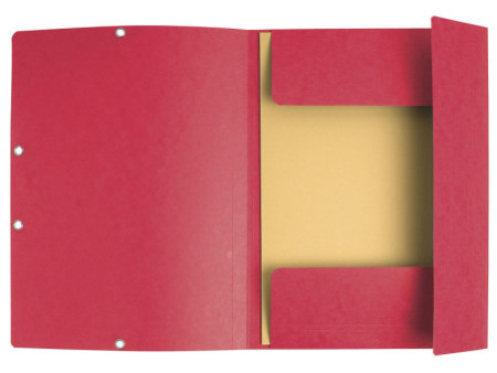 EXACOMPTA Chemise à élastiques, A4, carton, rouge