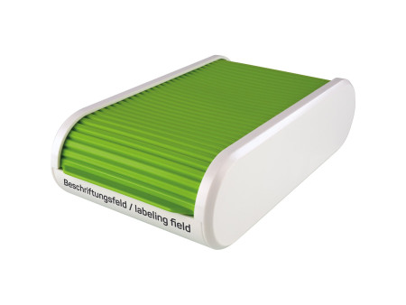helit Boîte à cartes de visite 'the personal', vert/blanc