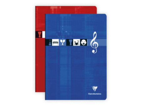 Clairefontaine Cahier piqûre Musique & Chant, A4, 48 pages