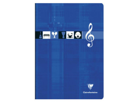 Clairefontaine Cahier piqûre Musique & Chant, A4, 48 pages