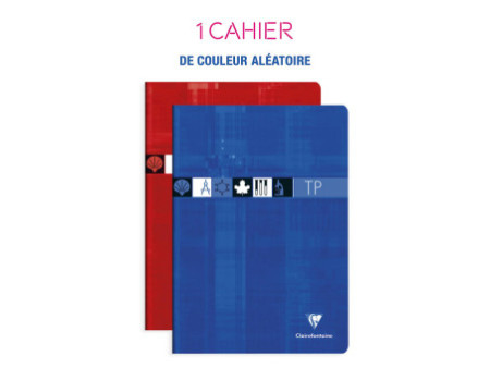 Clairefontaine Cahier travaux pratiques piqûre, A4, séyès