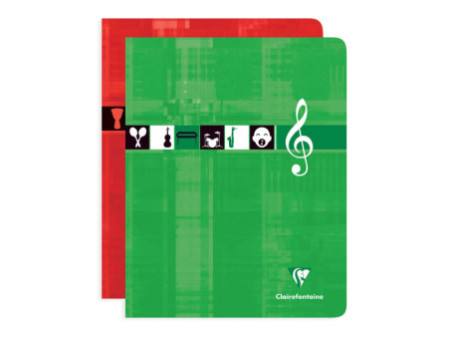 Clairefontaine Cahier piqûre Musique & Chant, 170 x 220 mm